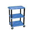 3-Shelf Plastic Utility Cart O624312