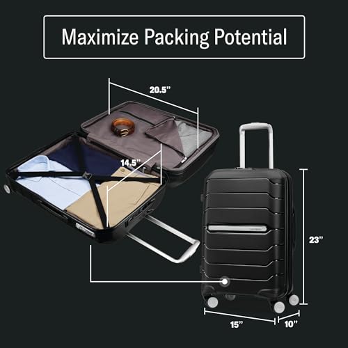 21-Inch Hardside Carry-On Luggage with Spinner Wheels K699