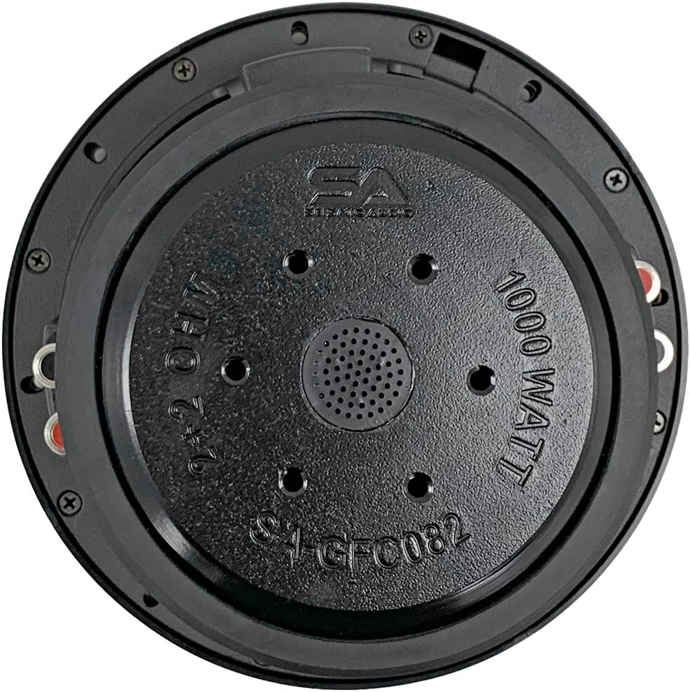 8 Inch 1000 Watt Dual 4 Ohm Car Audio Subwoofer Pack of 2 O176994