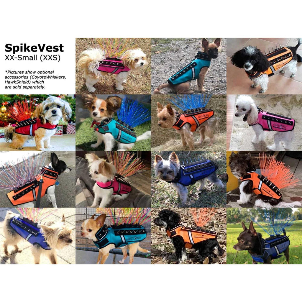 Reflective Dog Harness Vest with Spikes M568344