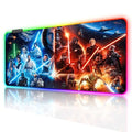 31.5"X15.7" RGB Mouse Pad with Anti-Slip Rubber Base Stitched Frame C934