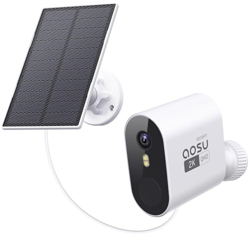 Solar Security Cameras Wireless Outdoor 2K QHD 4-Cam Kit U800634