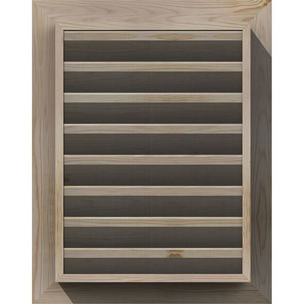 Primed Vertical Gable Vent P4125