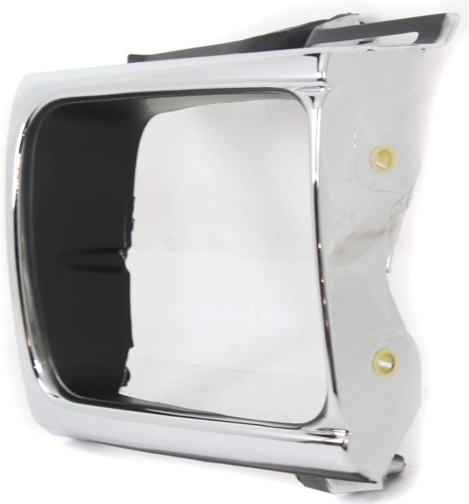 Chrome/Black Headlight Door for Toyota Pickup Passenger Side 4WD Pack of 2 P78938