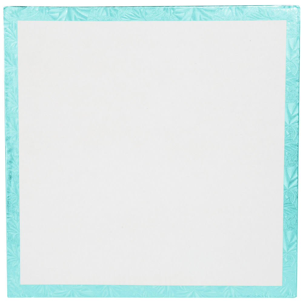 14x22 Blue Square Cake Drum - 12/Case S33599