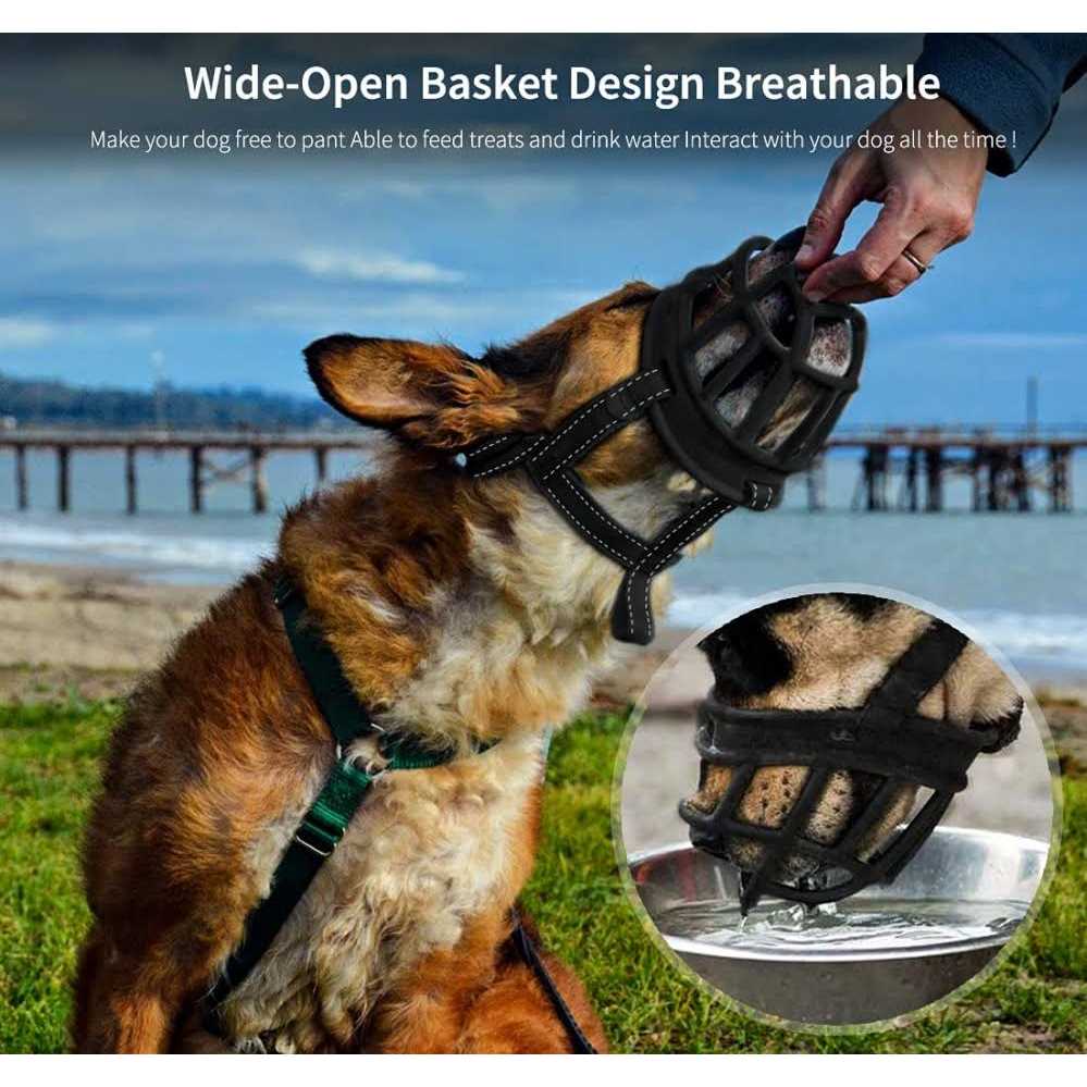 Soft Basket Silicone Dog Muzzle A90769