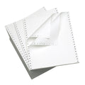 Computer Paper, 2-Part, Carbonless, 9-1/2 inch x 11 inch, 15 lb, White, Carton of 1400 P91050