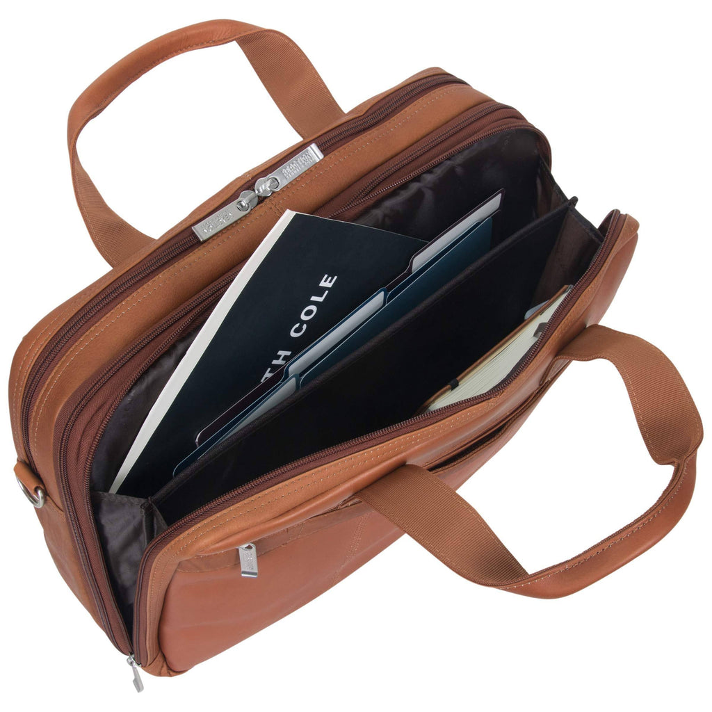Expandable Double Gusset Top-Zip Portfolio Case J212