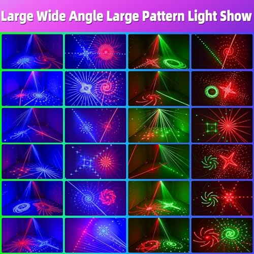 Sound Activated Strobe & Disco Ball Laser Lights Projector B713956