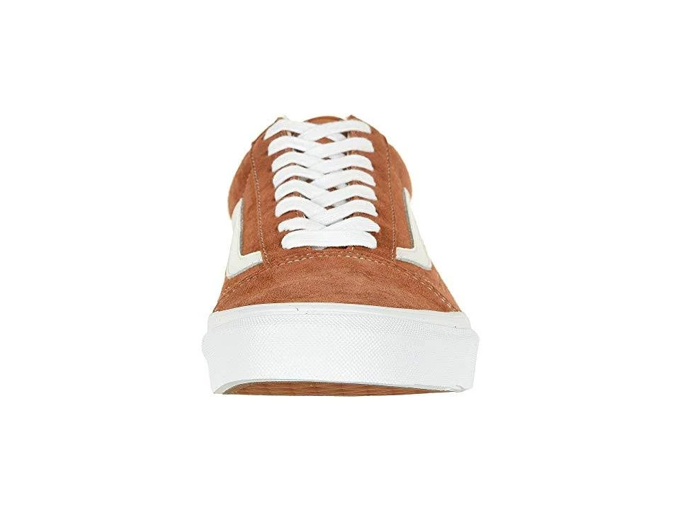 Leather Brown True White Pig Suede Old Skool Shoes L7628
