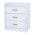 White 3 Drawer Chest S475