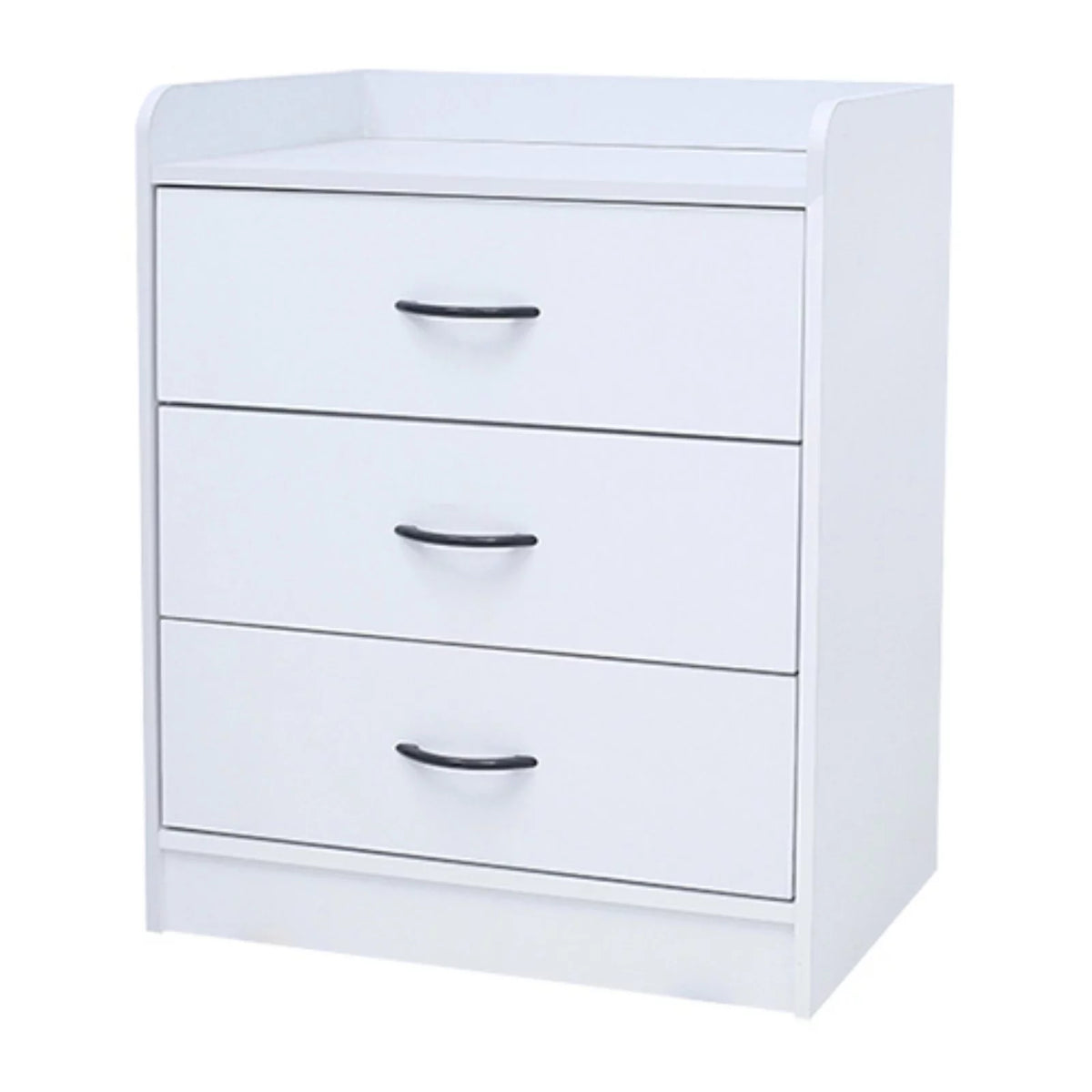 White 3 Drawer Chest S475