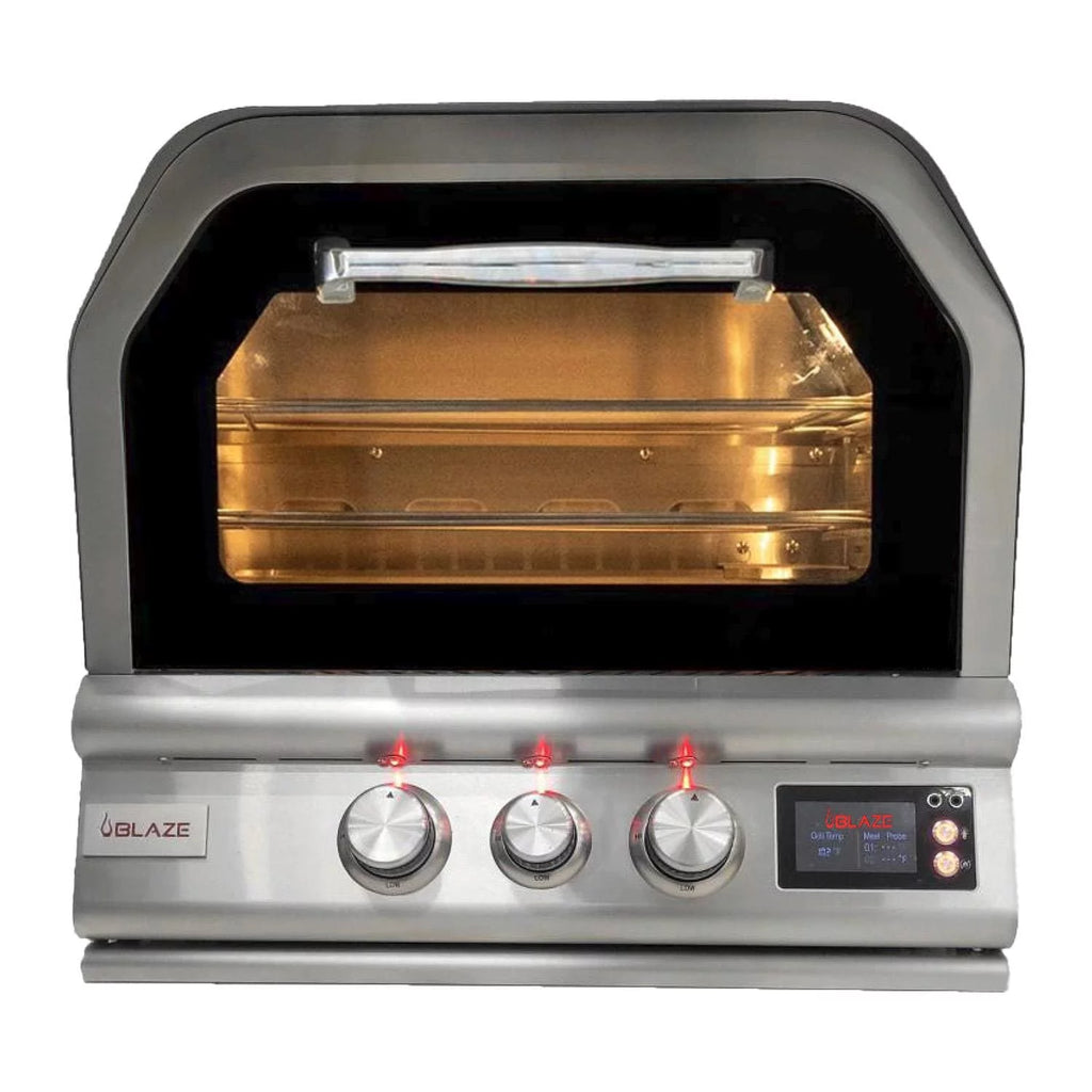 26-Inch Built-In Propane Outdoor Pizza Oven with Rotisserie Q4874