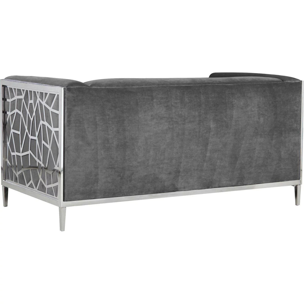 Black Velvet Loveseat C443084