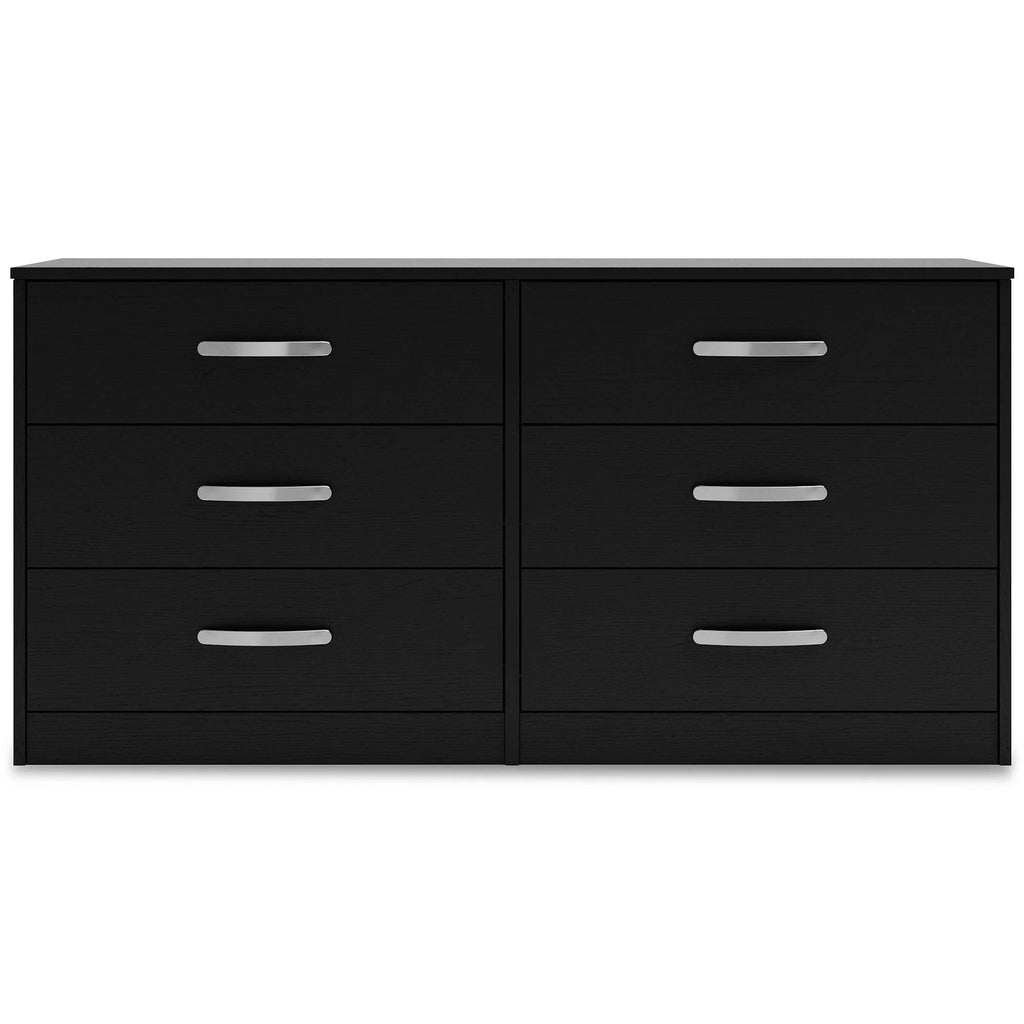 Black 6 Drawer Dresser M87985
