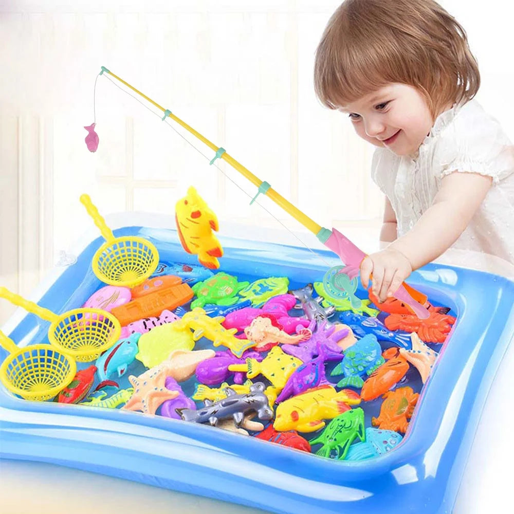 22 Pcs Magnetic Fishing Rod Toy Game Model F9510