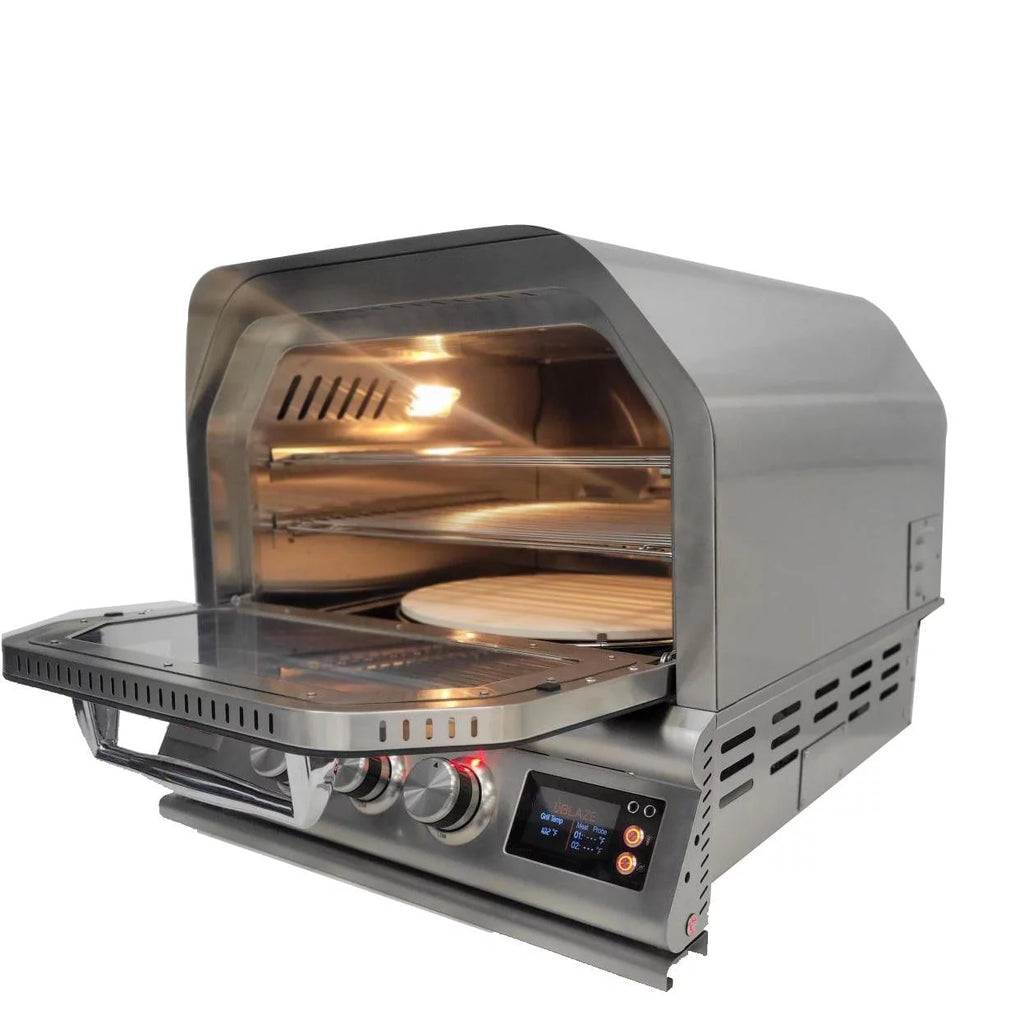 26-Inch Built-In Propane Outdoor Pizza Oven with Rotisserie Q4874