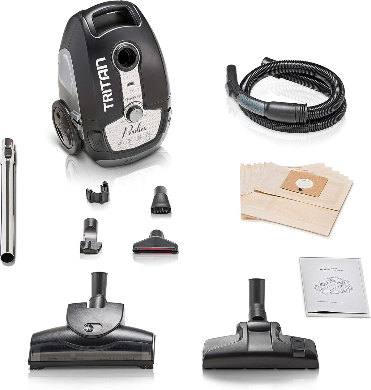 Bagged Canister Vacuum Cleaner with HEPA Filtration X7645