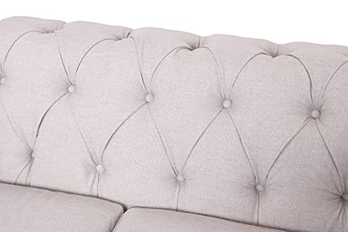 Modern Fabric Tufted Sofa F76958