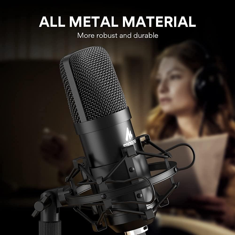 USB Condenser Microphone Kit 192KHZ/24BIT Cardioid Plug & Play, Pack of 2 S1228