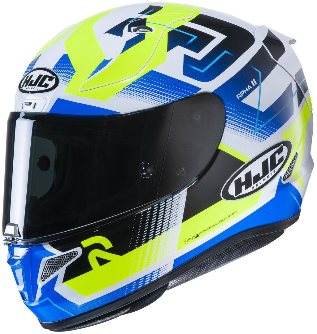 XX-Large HI-VIZ Blue White Helmet M6025