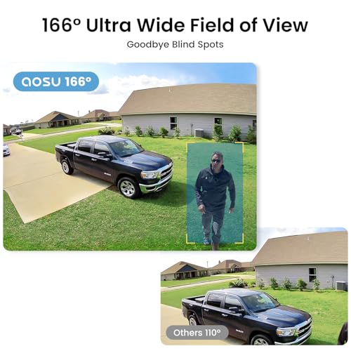 Solar Security Cameras Wireless Outdoor 2K QHD 4-Cam Kit U800634