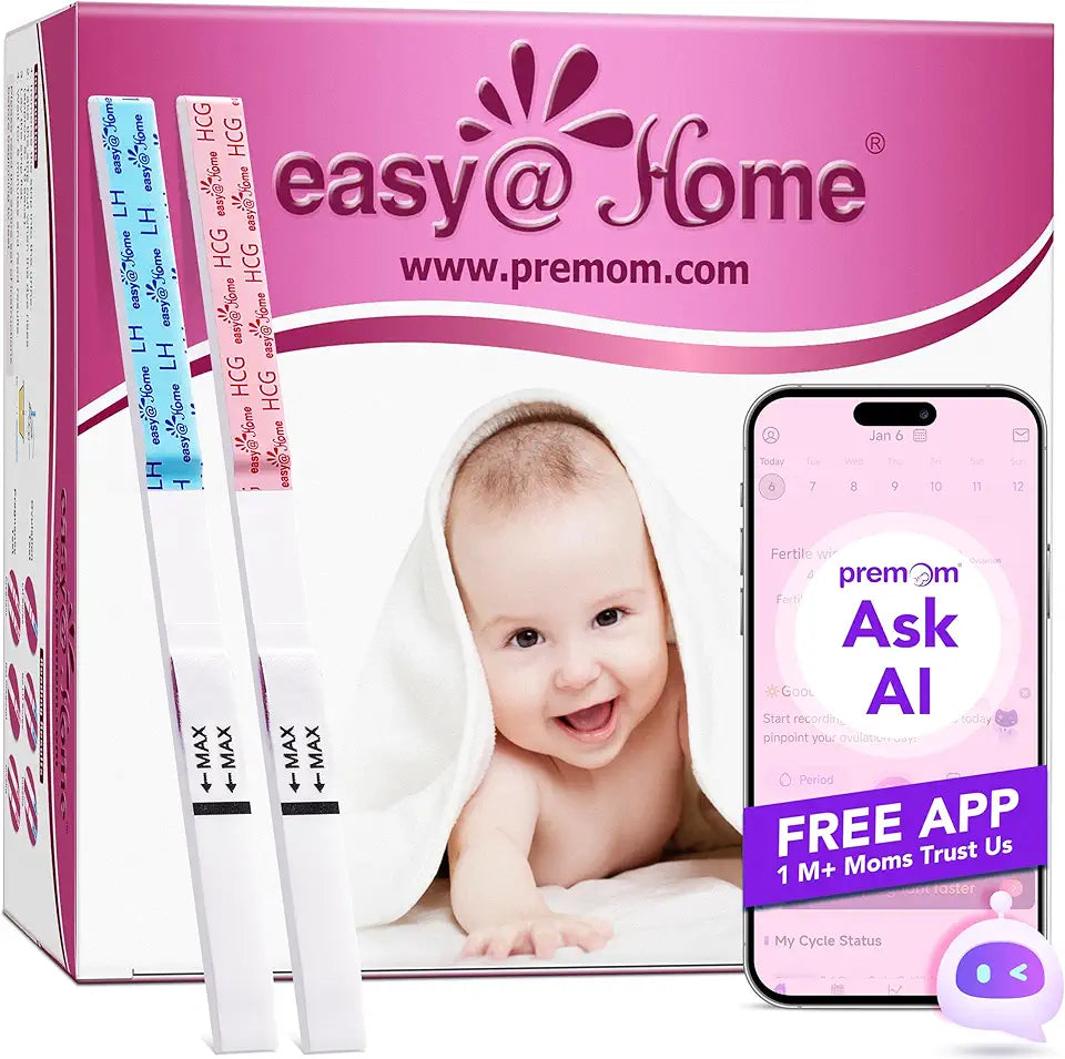50 Ovulation Test Strips and 20 Pregnancy Test Strips Combo Kit B925