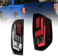 LED Taillight Assembly Black Housing Smoke Lens F45597