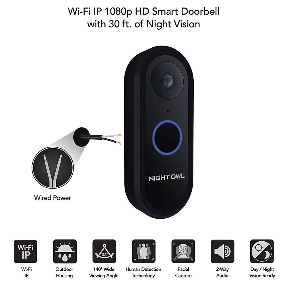 1080p HD Smart Doorbell Camera Z878575