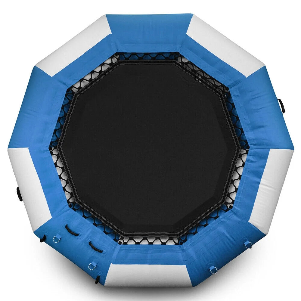 17Ft Inflatable Water Trampoline Bouncer Jump Float Platform 880lb V5623