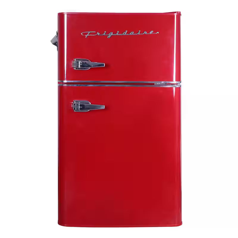 3.2 cu. ft. 2 Door Retro Mini Fridge in Red T753152