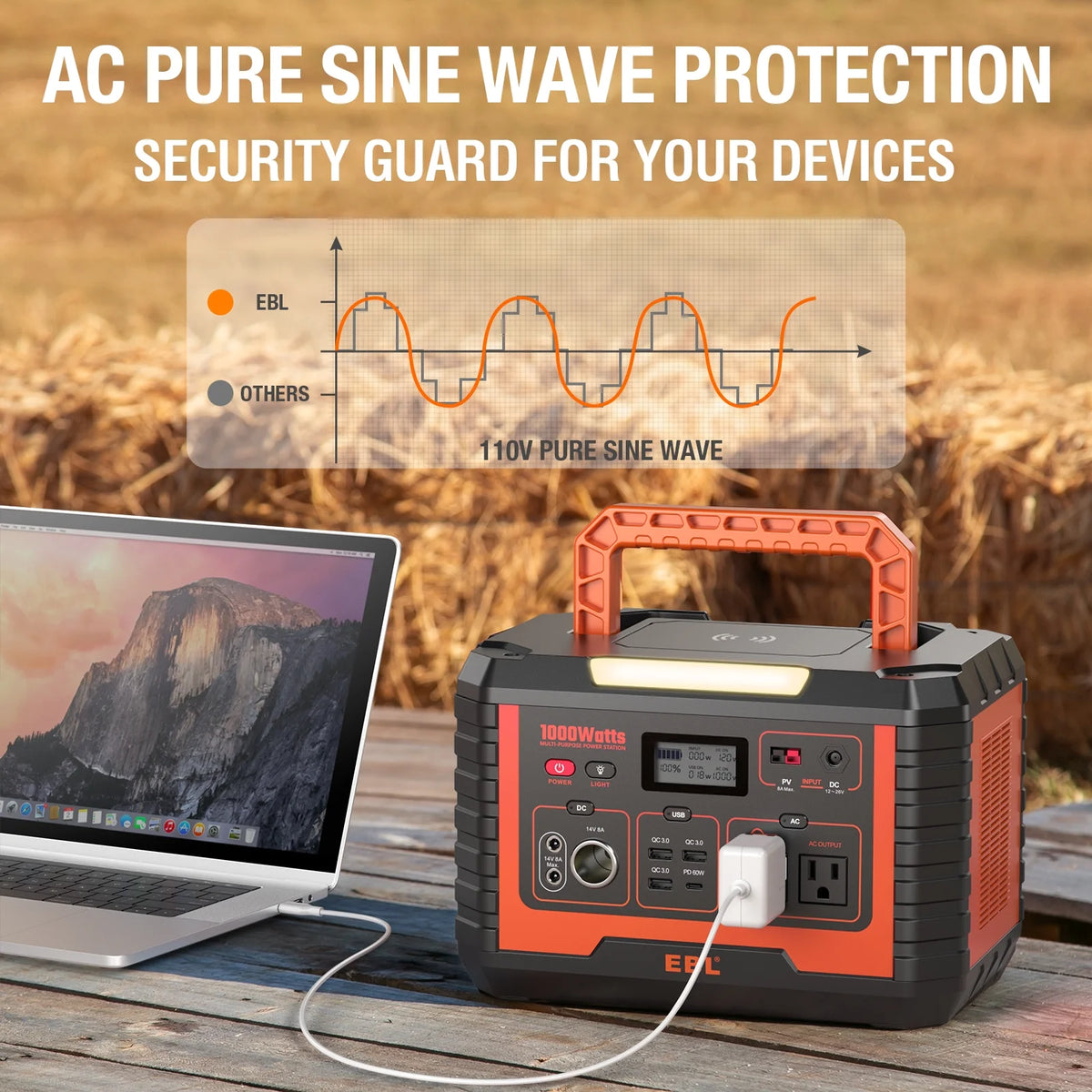 1000W Portable Solar Power Station B681728