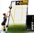 Adjustable Volleyball Rebounder Net 7x4 ft with Travel Bag L4507