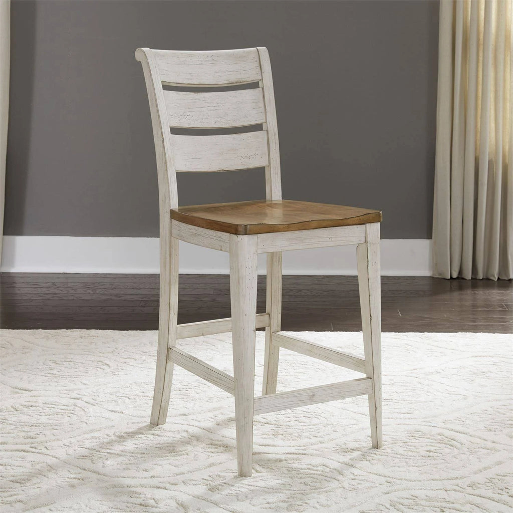 Ladder Back Counter Chair Z2093