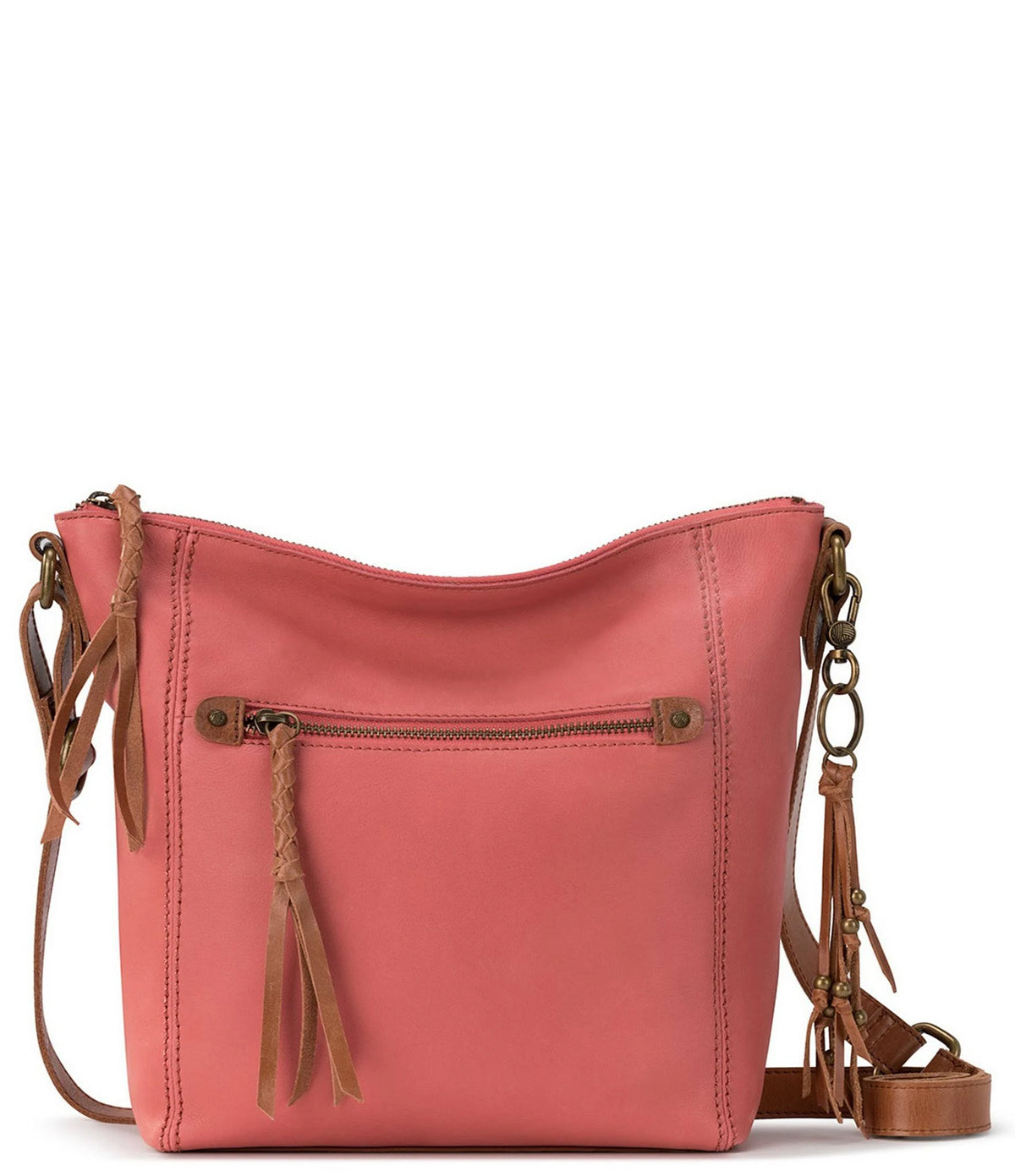 Dusty Coral Leather Crossbody L99532