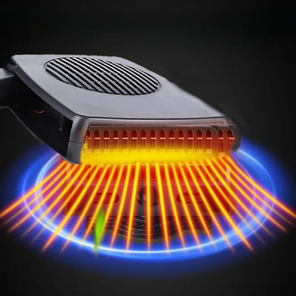 200W Portable Car Heater with Cigarette Lighter Plug E2231