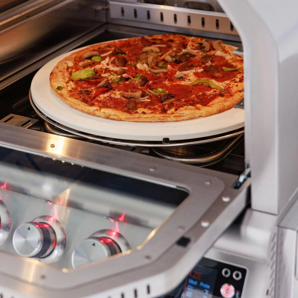 26-Inch Built-In Propane Outdoor Pizza Oven with Rotisserie Q4874