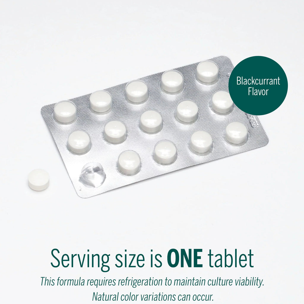 Probiotic Chewable Tablets Blackcurrant Flavor E259