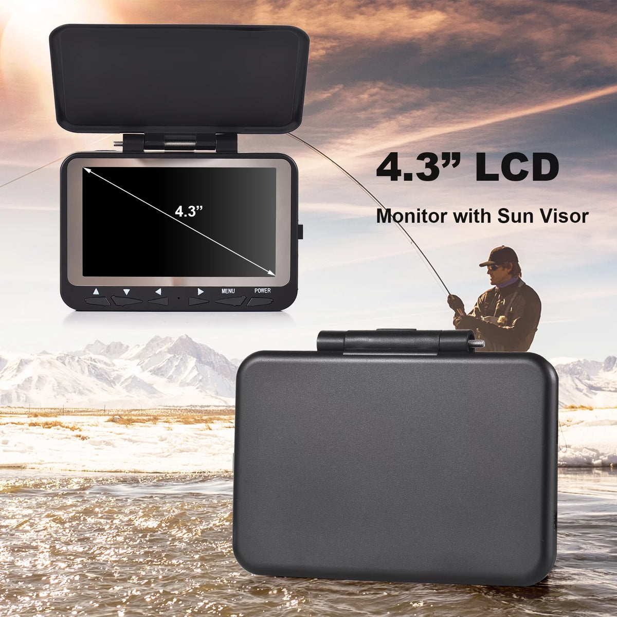1200TVL Underwater Fishing Fish Finder with 4.3'' LCD Monitor L542281