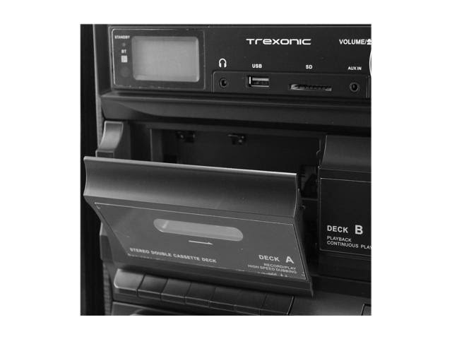 3-Speed Turntable with CD Player, Cassette Player, FM Radio W9837