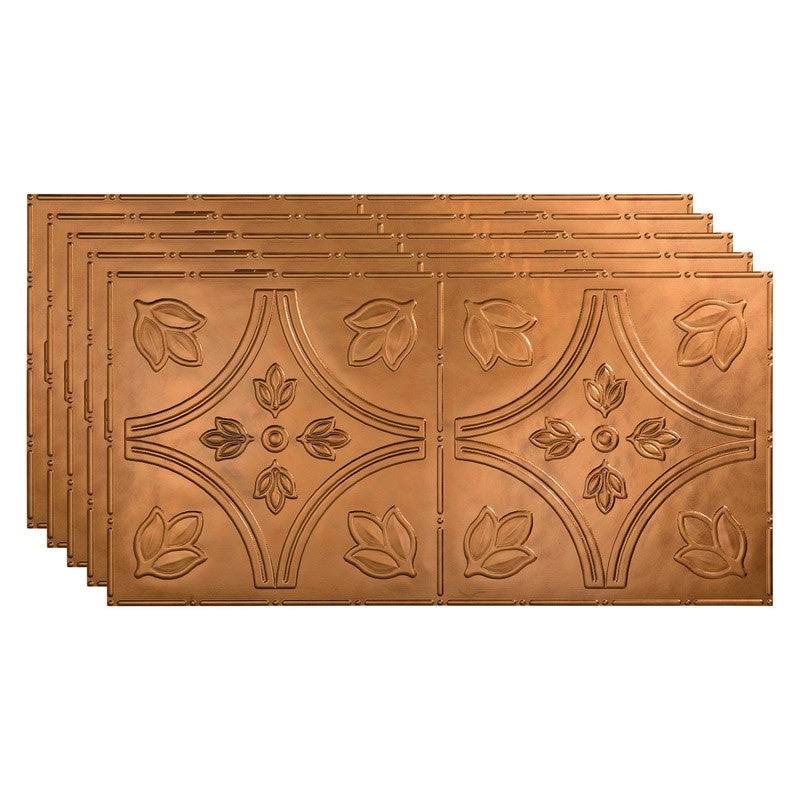 Antique Bronze Decorative Vinyl Ceiling Tile (5 Pack) Q500