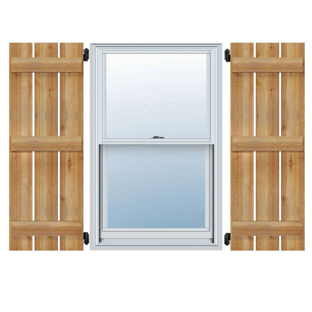 Rough Sawn Board-n-Batten Shutters H41122