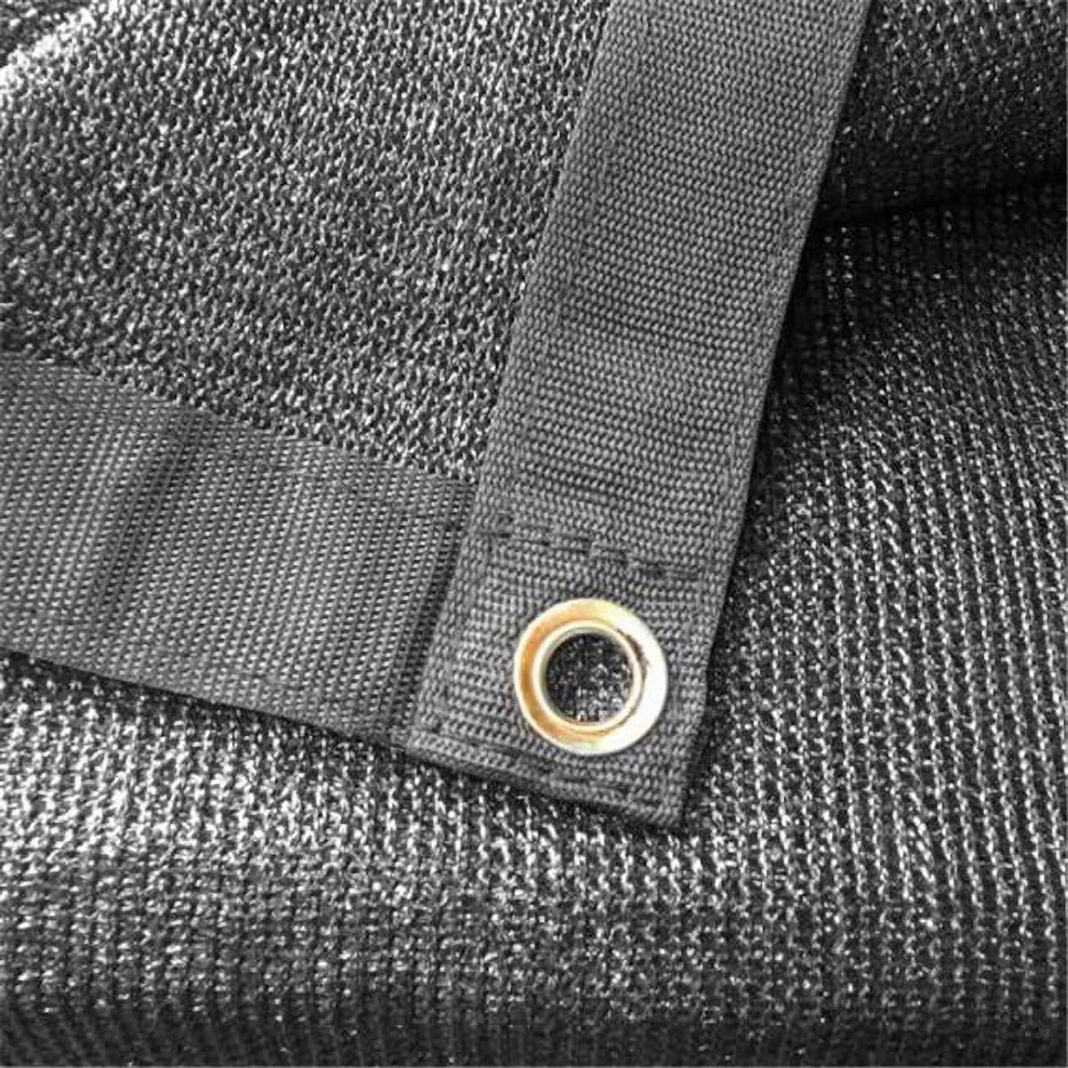 Black 90 Percent Fabric Sail Sun Shade Cloth F33541