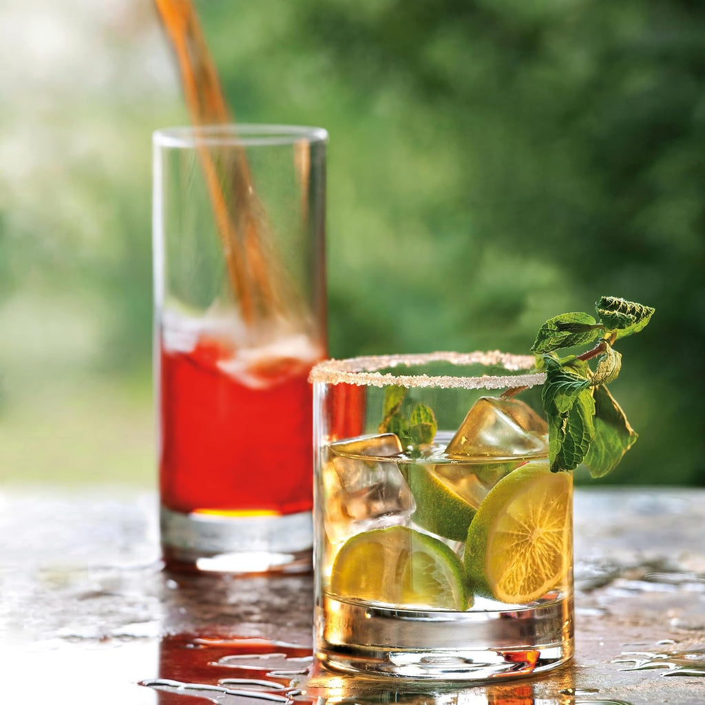 Set of 4 Double Old Fashioned Glasses, 13.5 fluid ounce D1885