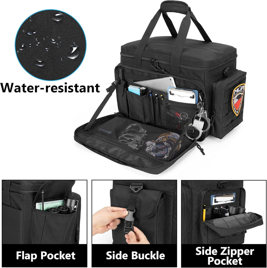 Black Car Front Seat Organizer with Padded Laptop Layer W20121