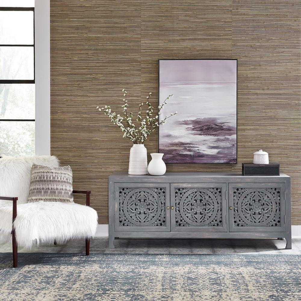 65 Inch 3 Door Accent TV Stand A1718