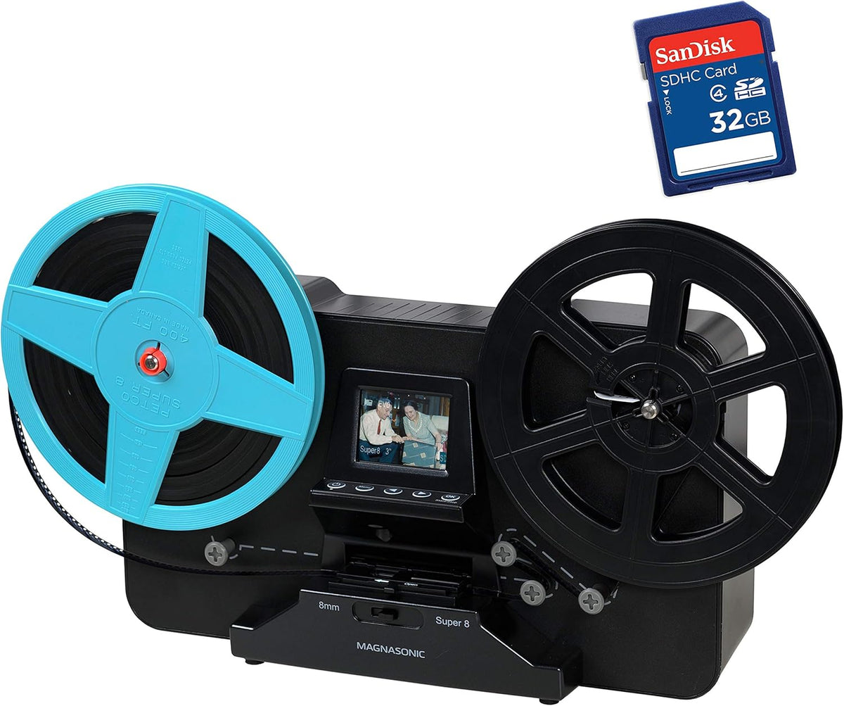 2.3 Screen Super 8/8mm Film Scanner N302