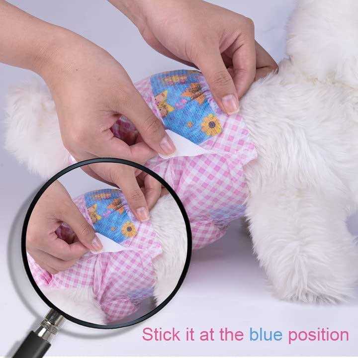 Disposable Female Dog Diapers with Adjustable Elastic Waistline D3332