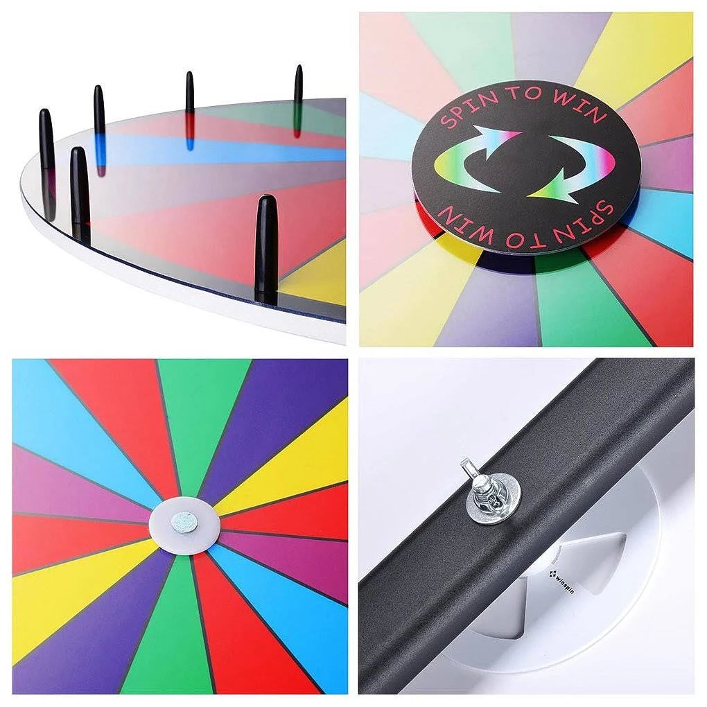 24x22 14 Slot Tabletop Dry Erase Prize Wheel L897814