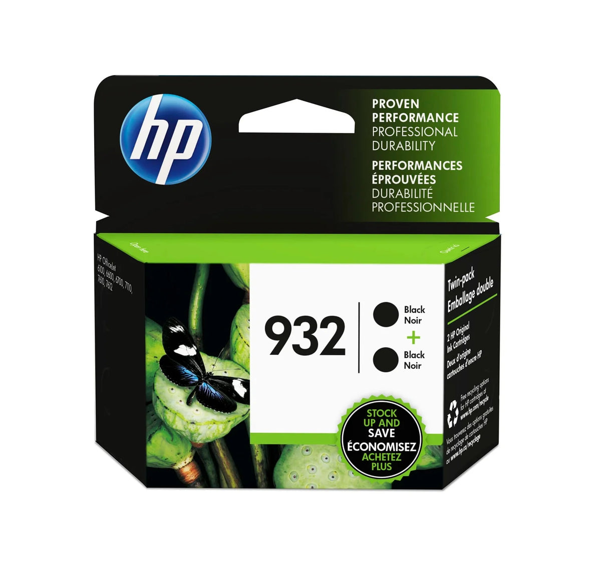 2-pack Black Original Ink Cartridges B464637